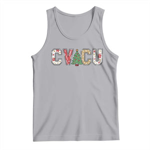 Christmas CVICU Nurse Tank Top Cardiovascular Intensive Care Unit Cardiac Nurse TS10 Athletic Heather Print Your Wear
