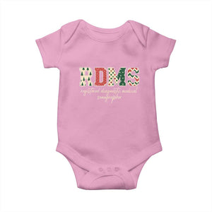 Sonographer Christmas Baby Onesie RDMS Ultrasound Tech Technologist Gift TS10 Light Pink Print Your Wear