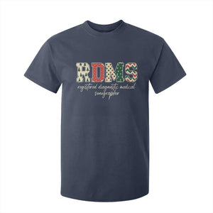 Sonographer Christmas T Shirt For Kid RDMS Ultrasound Tech Technologist Gift TS10 Navy Print Your Wear