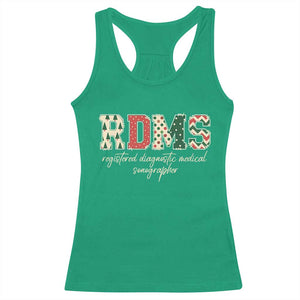 Sonographer Christmas Racerback Tank Top RDMS Ultrasound Tech Technologist Gift TS10 Irish Green Print Your Wear