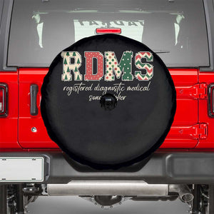 Sonographer Christmas Spare Tire Cover RDMS Ultrasound Tech Technologist Gift TS10 Black Print Your Wear