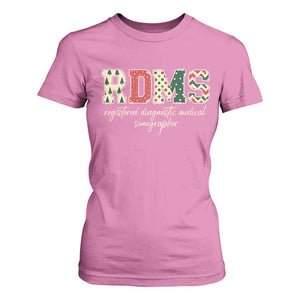Sonographer Christmas T Shirt For Women RDMS Ultrasound Tech Technologist Gift TS10 Azalea Print Your Wear