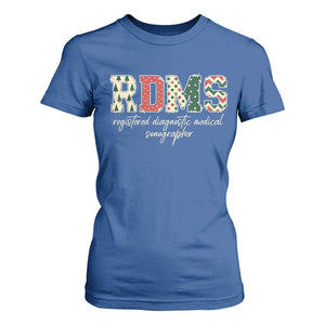 Sonographer Christmas T Shirt For Women RDMS Ultrasound Tech Technologist Gift TS10 Royal Blue Print Your Wear