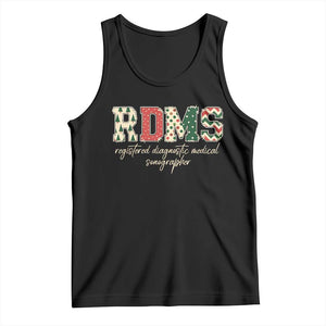 Sonographer Christmas Tank Top RDMS Ultrasound Tech Technologist Gift TS10 Black Print Your Wear