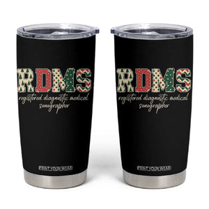 Sonographer Christmas Tumbler Cup RDMS Ultrasound Tech Technologist Gift TS10 Black Print Your Wear