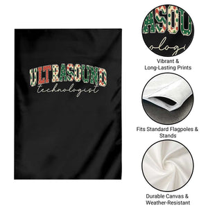 Christmas Ultrasound Technologist Garden Flag Sonographer Sonography Student Gift TS10 Print Your Wear