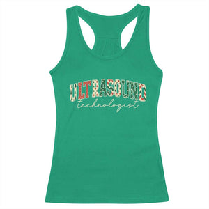 Christmas Ultrasound Technologist Racerback Tank Top Sonographer Sonography Student Gift TS10 Irish Green Print Your Wear