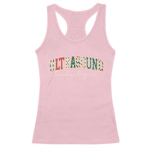 Christmas Ultrasound Technologist Racerback Tank Top Sonographer Sonography Student Gift TS10 Light Pink Print Your Wear