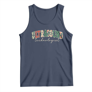 Christmas Ultrasound Technologist Tank Top Sonographer Sonography Student Gift TS10 Navy Print Your Wear