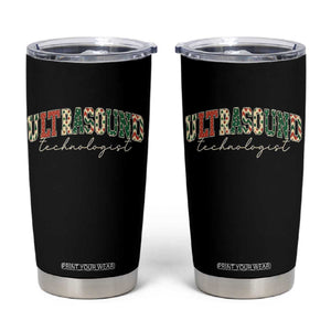 Christmas Ultrasound Technologist Tumbler Cup Sonographer Sonography Student Gift TS10 Black Print Your Wear