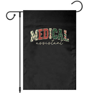 Christmas Medical Assistant Garden Flag MA Nurse Grad Gift TS10 Black Print Your Wear