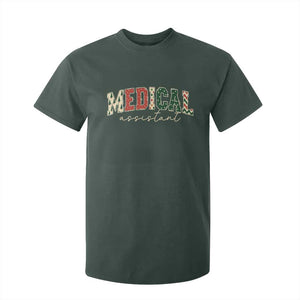 Christmas Medical Assistant T Shirt For Kid MA Nurse Grad Gift TS10 Dark Forest Green Print Your Wear