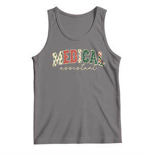Christmas Medical Assistant Tank Top MA Nurse Grad Gift TS10 Deep Heather Print Your Wear