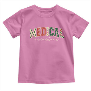 Christmas Medical Assistant Toddler T Shirt MA Nurse Grad Gift TS10 Azalea Print Your Wear