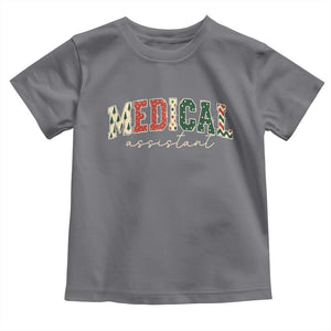 Christmas Medical Assistant Toddler T Shirt MA Nurse Grad Gift TS10 Charcoal Print Your Wear