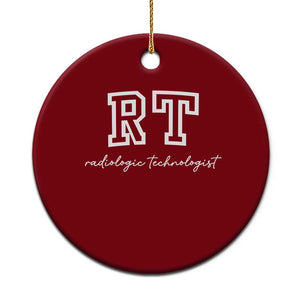 Radiology Technologist Ceramic Ornament RT Xray Rad Tech Gift TS10 1pc Red Print Your Wear
