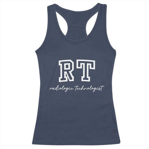 Radiology Technologist Racerback Tank Top RT Xray Rad Tech Gift TS10 Navy Print Your Wear