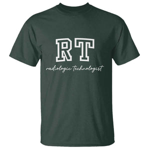 Radiology Technologist T Shirt RT Xray Rad Tech Gift TS10 Dark Forest Green Print Your Wear