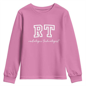 Radiology Technologist Youth Sweatshirt RT Xray Rad Tech Gift TS10 Azalea Print Your Wear