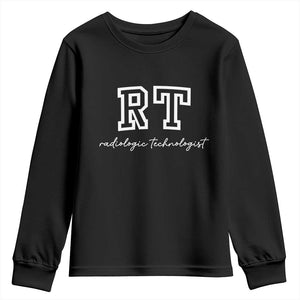 Radiology Technologist Youth Sweatshirt RT Xray Rad Tech Gift TS10 Black Print Your Wear