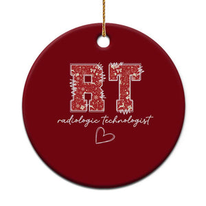 Christmas Radiology Ceramic Ornament RT Xray Rad Tech Gift TS10 1pc Red Print Your Wear