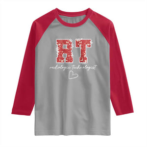 Christmas Radiology Raglan Shirt RT Xray Rad Tech Gift TS10 Sport Gray Red Print Your Wear