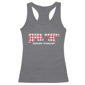 Christmas Radiology Technologist Racerback Tank Top Buffalo Plaid RT Rad Tech Gift TS10 Charcoal Print Your Wear