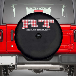 Christmas Radiology Technologist Spare Tire Cover Buffalo Plaid RT Rad Tech Gift TS10 Black Print Your Wear