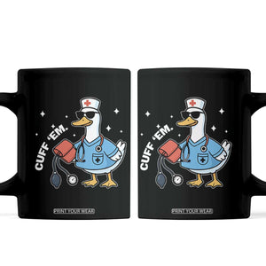 Goose Nurse Coffee Mug Cuff Em Cute Nursing Graduation Gift TS10 Black Print Your Wear