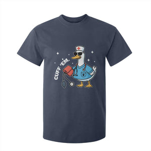 Goose Nurse T Shirt For Kid Cuff Em Cute Nursing Graduation Gift TS10 Navy Print Your Wear