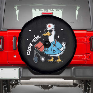 Goose Nurse Spare Tire Cover Cuff Em Cute Nursing Graduation Gift TS10 Black Print Your Wear