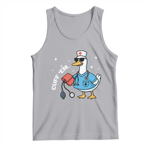 Goose Nurse Tank Top Cuff Em Cute Nursing Graduation Gift TS10 Athletic Heather Print Your Wear