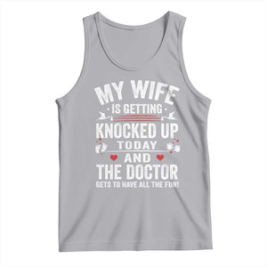 IVF Dad Tank Top Wife Knocked Up For Embryo Transfer Day TS10 Athletic Heather Print Your Wear