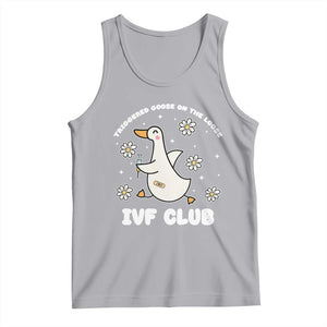 Funny IVF Tank Top Triggered Goose On The Loose Infertility Support Gift TS10 Athletic Heather Print Your Wear