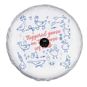 Funny IVF Spare Tire Cover Triggered Goose On The Loose Infertility Support TS10 Print Your Wear