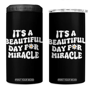 IVF Miracle 4 in 1 Can Cooler Tumbler Transfer Day Infertility Support Gift TS10 One Size: 16 oz Black Print Your Wear