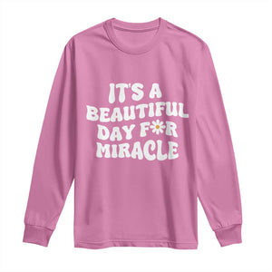 IVF Miracle Long Sleeve Shirt Transfer Day Infertility Support Gift TS10 Azalea Print Your Wear