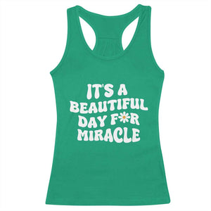 IVF Miracle Racerback Tank Top Transfer Day Infertility Support Gift TS10 Irish Green Print Your Wear