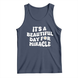 IVF Miracle Tank Top Transfer Day Infertility Support Gift TS10 Navy Print Your Wear