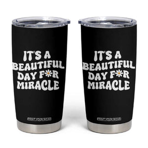 IVF Miracle Tumbler Cup Transfer Day Infertility Support Gift TS10 Black Print Your Wear