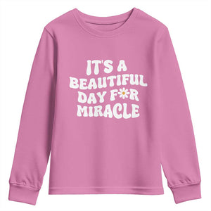 IVF Miracle Youth Sweatshirt Transfer Day Infertility Support Gift TS10 Azalea Print Your Wear