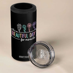 Its a Beautiful Day For IVF Miracle 4 in 1 Can Cooler Tumbler Transfer Day Infertility Support Gift TS10 Print Your Wear
