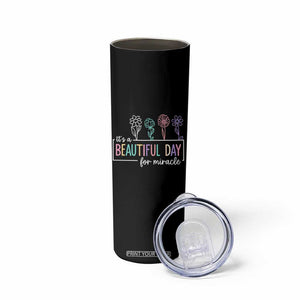 Its a Beautiful Day For IVF Miracle Skinny Tumbler Transfer Day Infertility Support Gift TS10 Print Your Wear