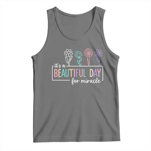 Its a Beautiful Day For IVF Miracle Tank Top Transfer Day Infertility Support Gift TS10 Black Heather Print Your Wear