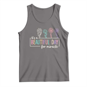 Its a Beautiful Day For IVF Miracle Tank Top Transfer Day Infertility Support Gift TS10 Deep Heather Print Your Wear