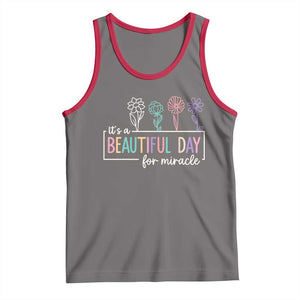 Its a Beautiful Day For IVF Miracle Tank Top Transfer Day Infertility Support Gift TS10 Deep Heather Red Print Your Wear
