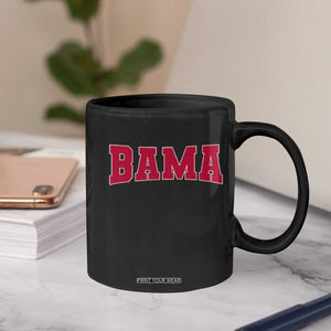 Vintage Bama Coffee Mug Retro Varsity Alabama Football Lover AL State TS10 Print Your Wear