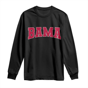 Vintage Bama Long Sleeve Shirt Retro Varsity Alabama Football Lover AL State TS10 Black Print Your Wear