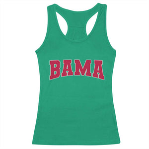 Vintage Bama Racerback Tank Top Retro Varsity Alabama Football Lover AL State TS10 Irish Green Print Your Wear
