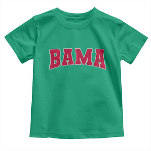 Vintage Bama Toddler T Shirt Retro Varsity Alabama Football Lover AL State TS10 Irish Green Print Your Wear